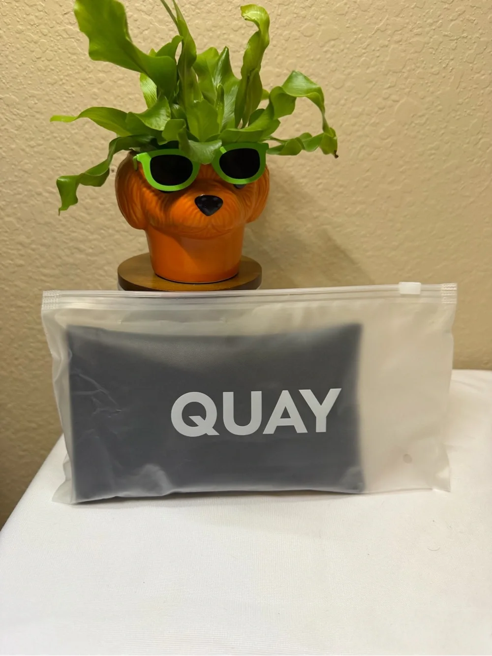 Quay Australia Big Time Sunglasses | Brushed Silver/Tan | New